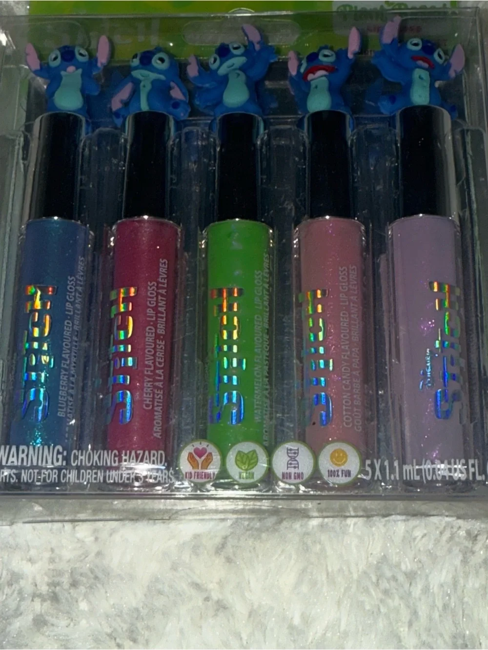 Stitch Lip Gloss Set – Assorted Colors